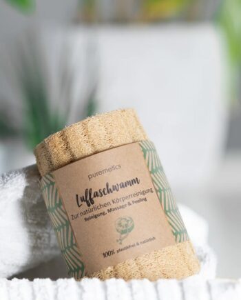 Puremetics Loofah Massage- Og Peeling Svamp Stor