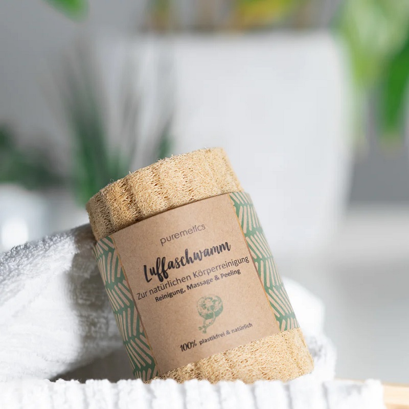 Puremetics Loofah Massage- Og Peeling Svamp Stor