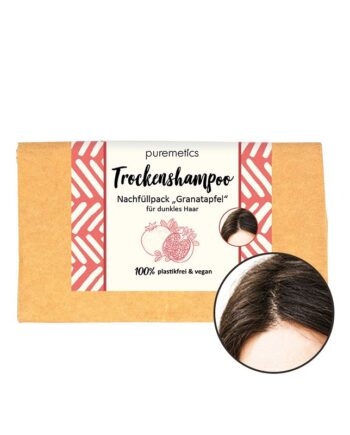 Puremetics Refill Tørshampoo Granatæble Til Mørkt Hår