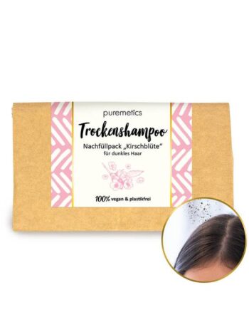 Puremetics Refill Tørshampoo Kirsebærblomst Til Mørkt Hår