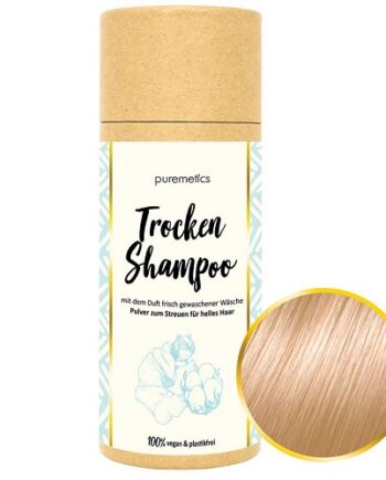 Puremetics Tørshampoo Til Lyst Hår Med Duft Af Cotton