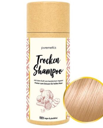 Puremetics Tørshampoo Til Lyst Hår Med Duft Af Ingefær   Rock Candy