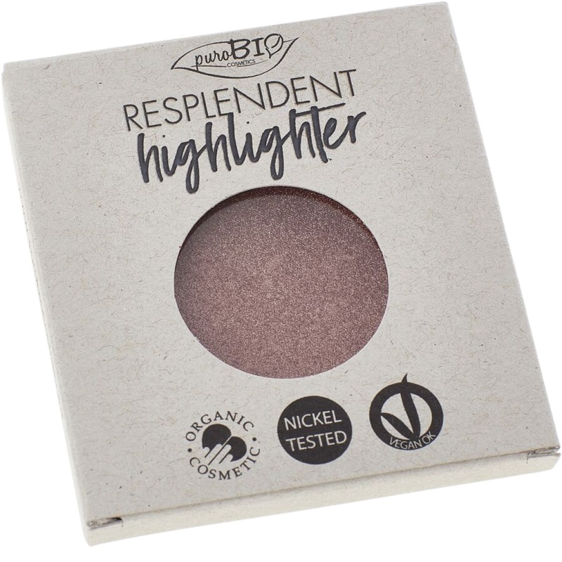 Purobio Cosmetics Highlighter Glow Finish Pink Gold 04 Refill