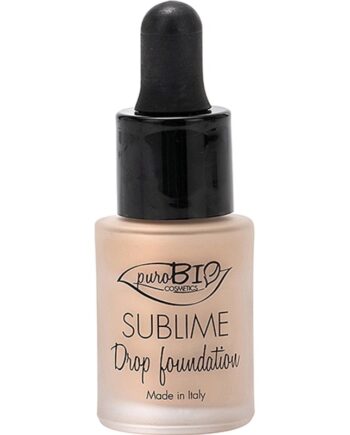Purobio Cosmetics  Sublime Drop Foundation Spf10  01