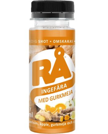 Rå Ingefær   Appelsin   æble   Gurkemeje   Citron Shot 65ml