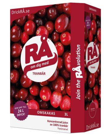 Rå Tranebær Koldpresset
