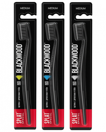 Splat  Blackwood Whitening Tandbørste Medium