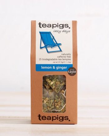 Teapigs Organic Lemon   Ginger Tea Lazy Days