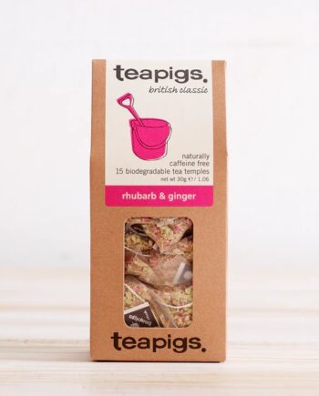 Teapigs Rhubarb   Ginger Tea British Classic