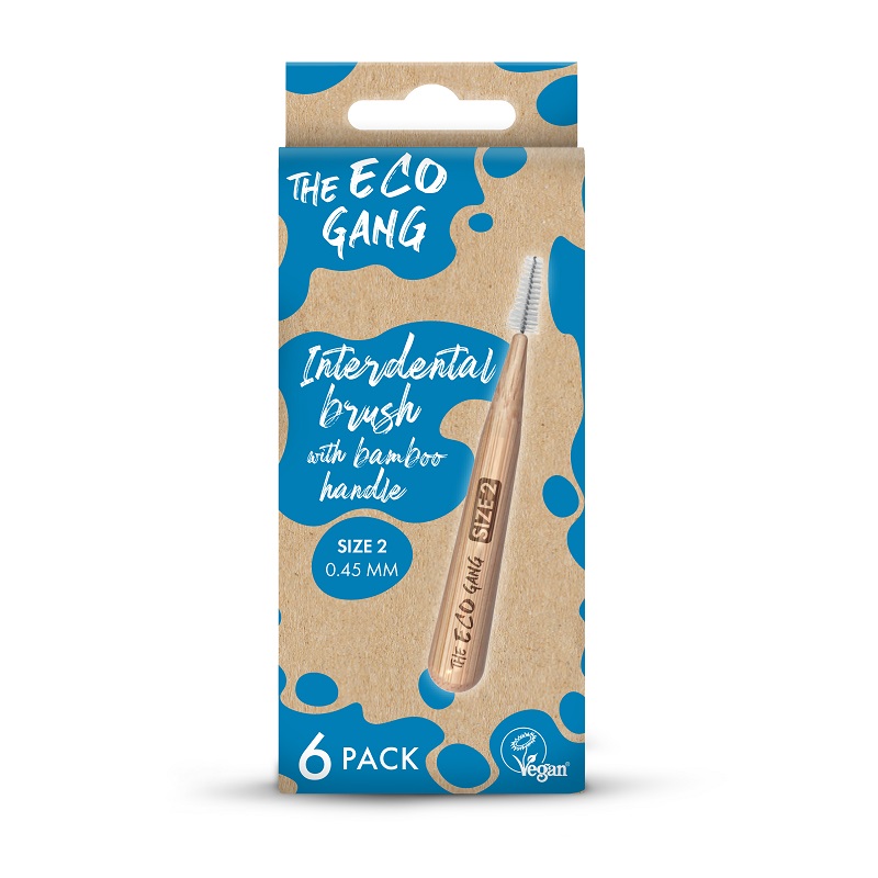The Eco Gang Bambus Interdental Mellemrumsbørste 45mm