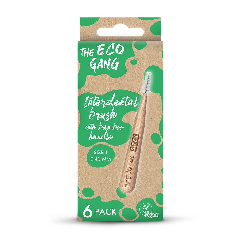 The Eco Gang Bambus Interdental Mellemrumsbørste 40mm