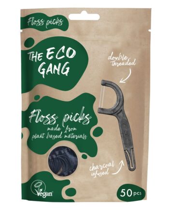 The Eco Gang Tandtrådsbøjler Dobbeltstrenget Med Charcoal