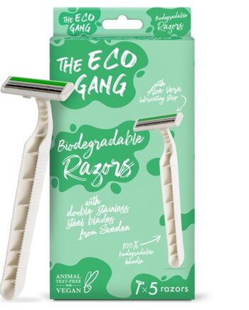 The Eco Gang  -pak Bionedbrydelige Barberskraber