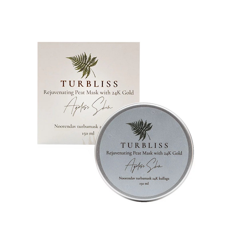 Turbliss Bioaktiv Tørve-maske Med 24k Guld 150ml