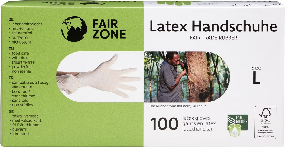 Fair Zone Latex Handsker Str