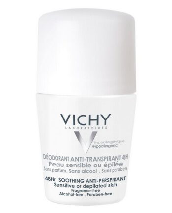 Vichy Deodorant Soothing Sensitive Antiperspirant Roll On 48   50 Ml