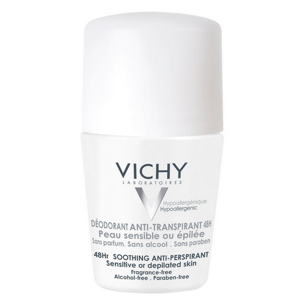 Vichy Deodorant Soothing Sensitive Antiperspirant Roll On 48 50 Ml