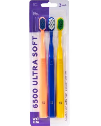 Woom 6500 Ultra Soft Tandbørster  -pak