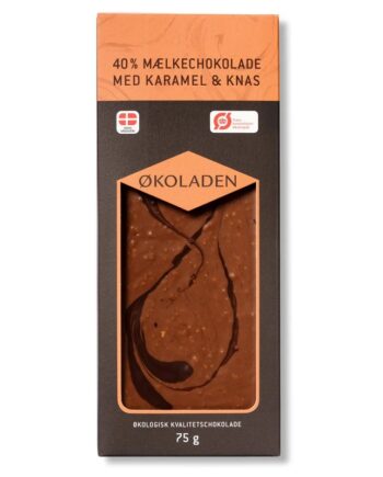 økoladen økologisk Mælkechokolade Karamel   Knas