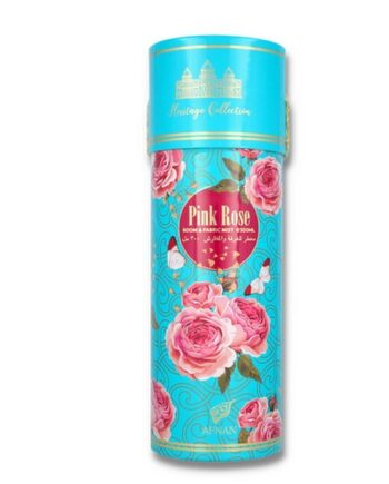 Afnan Perfumes Pink Rose Room Spray   Fabric Mist 300 Ml