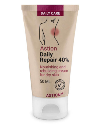 Astion Daily Fedtcreme 40     Fugtpleje Med Urea Og Niacinamid Ved Eksem Og Kløe 50 Ml