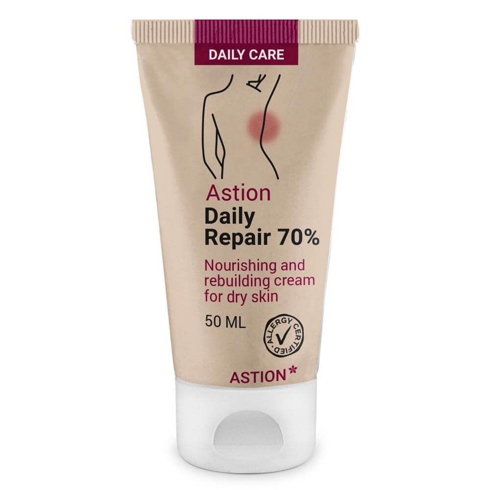 Astion Fedtcreme 70 Fugtgivende Creme Med Urea Og Niacinamid 50 Ml