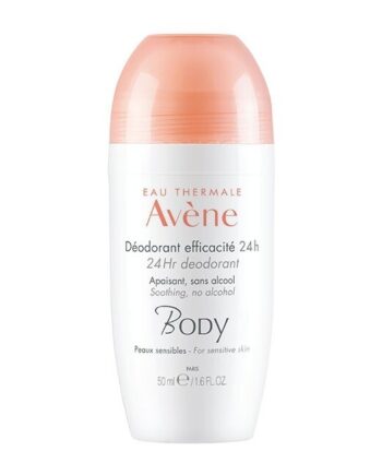 Avene Body Deodorant 24 Hr Roll On 50 Ml