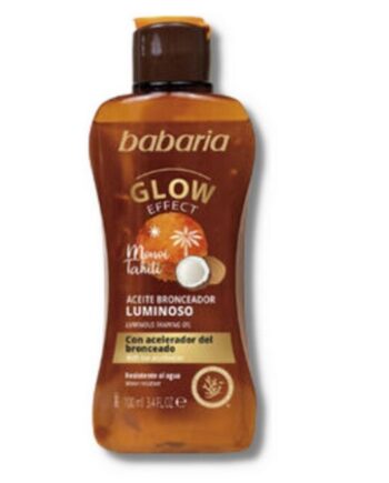 Babaria Luminous Tanning Oil Glow Effect Monoi Tahiti 100 Ml