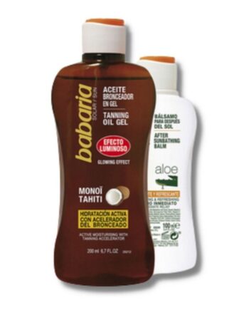 Babaria Solpleje Sæt Tanning Coconut Oil Gel   After Sun