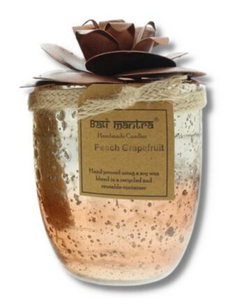 Bali Mantra Camellia Glass Cobber Duftlys Peach   Grape 500