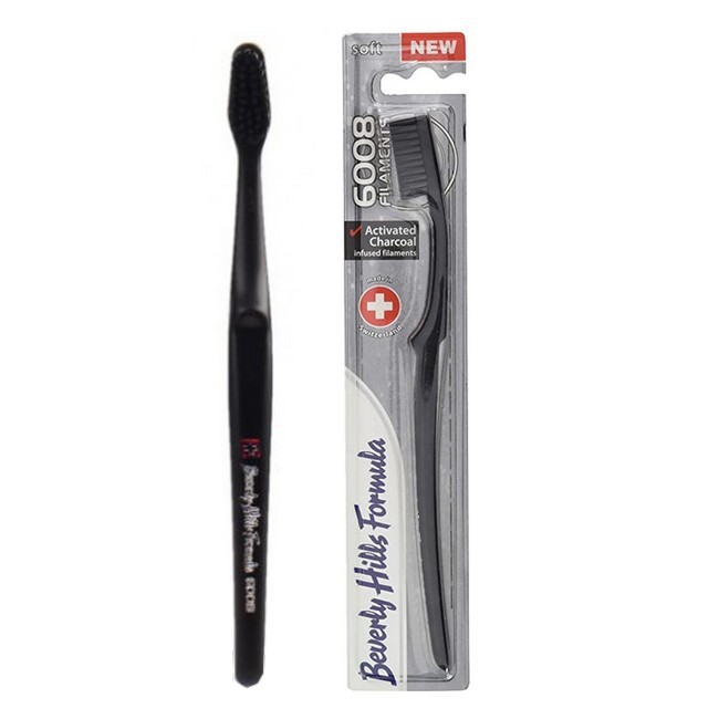 Beverly Hills Activated Charcoal Black Toothbrush