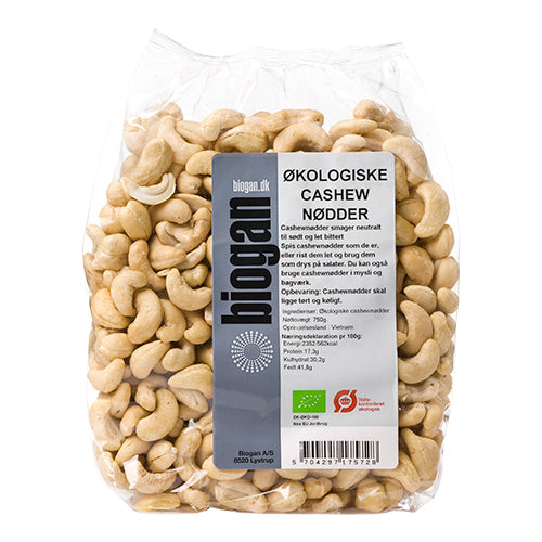 Biogan Cashewnødder økologisk