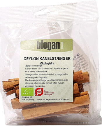 Biogan Kanel Hel Ceylon  økologisk