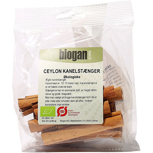 Biogan Kanel Hel Ceylon økologisk