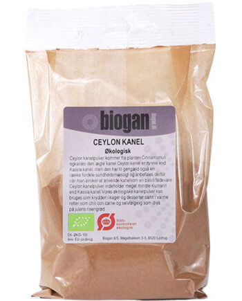 Biogan Kanelpulver 100  Ceylon  økologisk