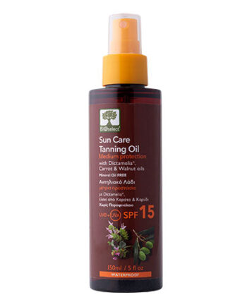 Bioselect Sun Care Tanning Oil Spf 15