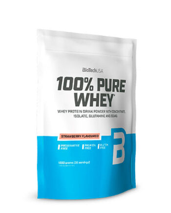 Biotechusa 100  Pure Whey Protein Pulver Strawberry