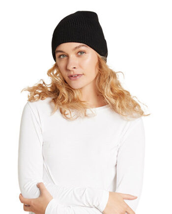Boody Beanie Hue Ribbed Knit Sort One-size