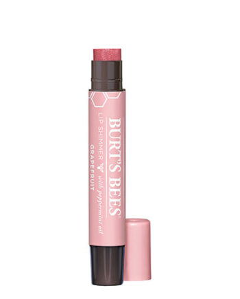 Burt 39   Bees Lip Shimmer Greapefruit
