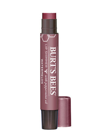 Burt 39   Bees Lip Shimmer Watermelon