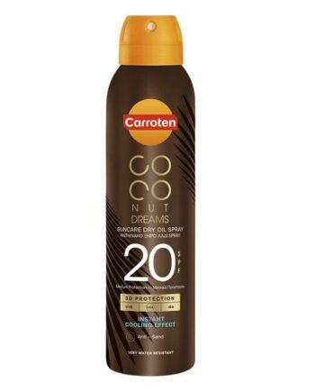 Carroten Coconut Dream Suncare Dry Oil Spray Spf 20 150 Ml