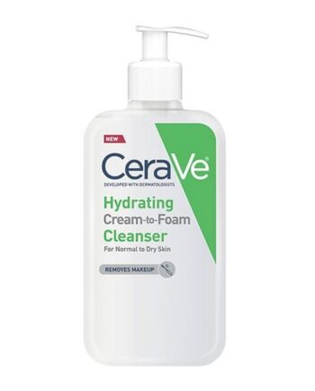 Cerave Hydrating Cream To Foam Cleanser Normal To Dry Skin 236 Ml