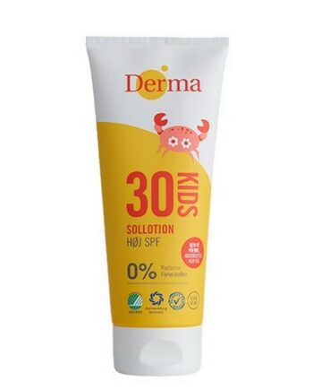 Derma Kids Sollotion Høj Spf 30 200 Ml