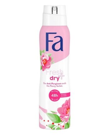 Fa Peony Fresh   Dry Anti Perspirant Deodorant Spray 150 Ml