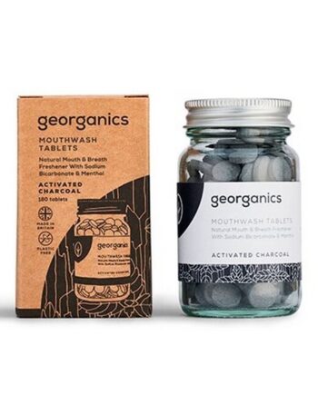 Georganics Mouthwash Tablets Activated Charcoal