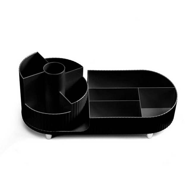 Gillian Jones Beauty Table Multi Organizer Rotation Black