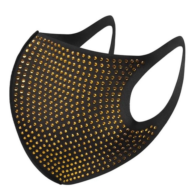 Gillian Jones Mundbind Sort Bling Gold Stone