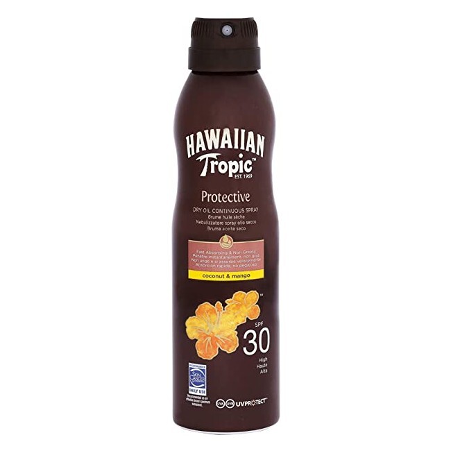 Hawaiian Tropic Protective Dry Oil Continuous Spray Spf30