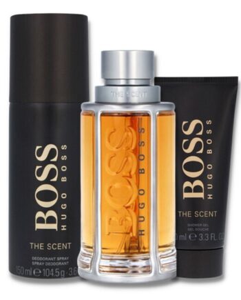 Hugo Boss The Scent Him Sæt 100 Ml Edt   Deo   Showergel