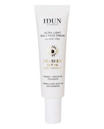 Idun Minerals Solsken Primer   Face Cream Spf50 30 Ml